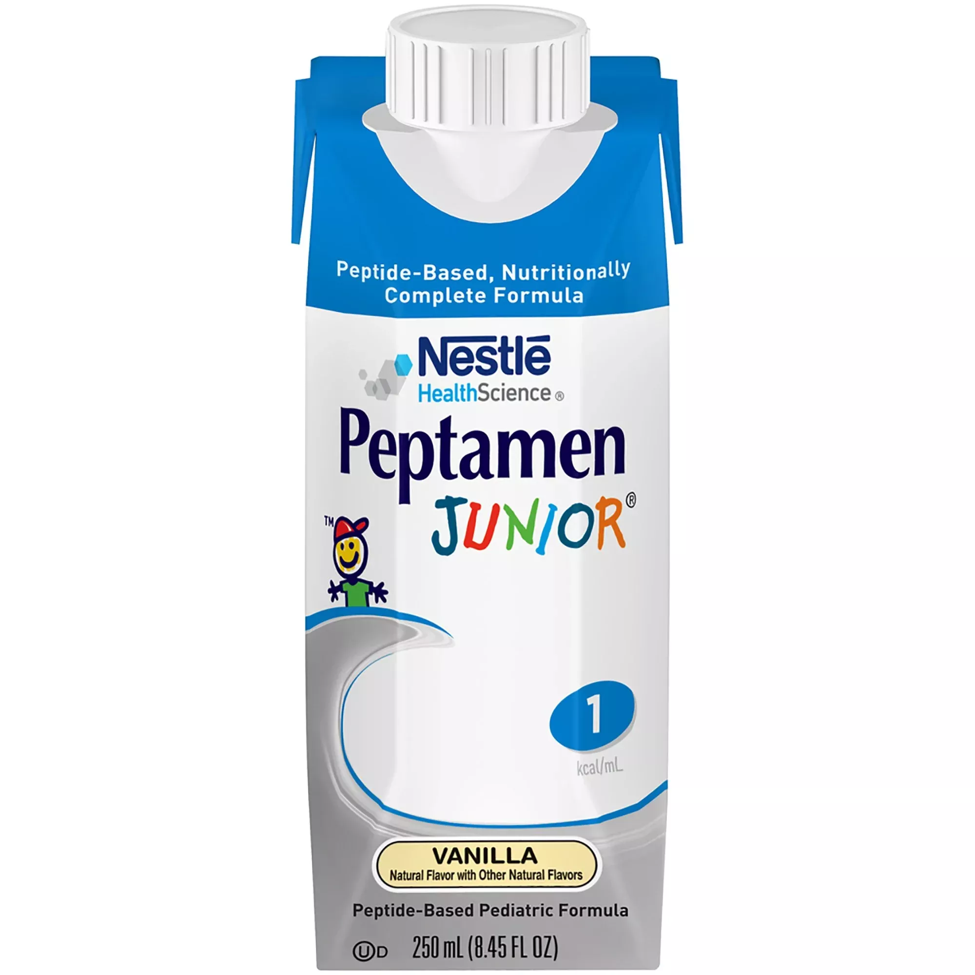 Peptamen Junior Peptide-Based Pediatric Formula, Vanilla, 8.45 oz.