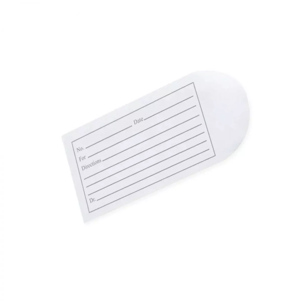 Pill Envelope With Gummed Flaps Paper 3 1/2" X 2 1/4" White 250 Per Package
