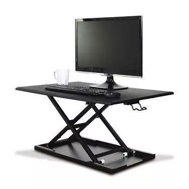Pneumatic Height Adjustable Desktop Pneumatic Height Adjustable Desktop • Black ,1 Each
