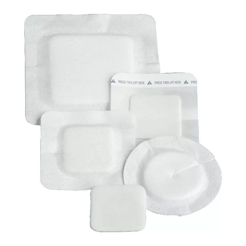 Polyderm Plus Hydrophilic Foam Wound Dressing 6" x 6" Border