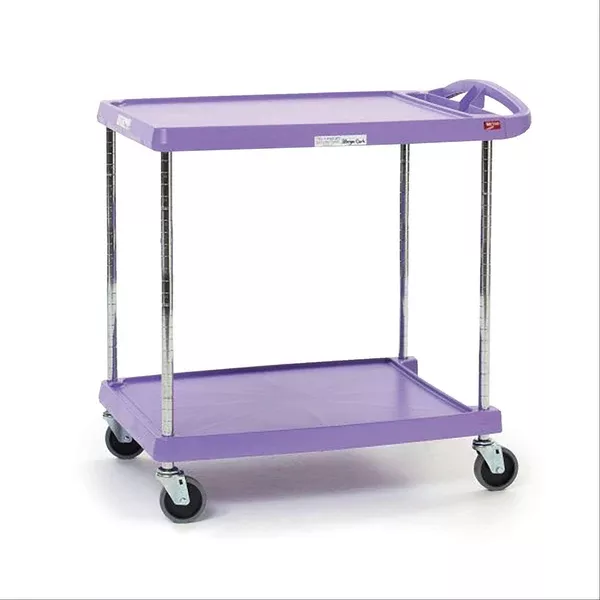 Polymer Allergen Free Utility Cart 2-Shelf ,1 Each