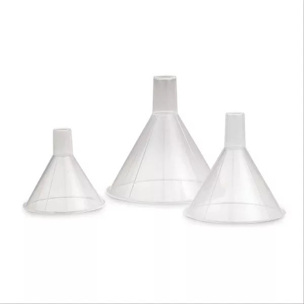 Polypropylene Funnels with Short Stem 125mm ,12 / pk
