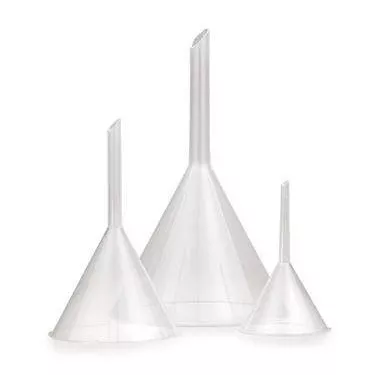 Polypropylene Funnels with Standard Stem 100mm ,6 / pk