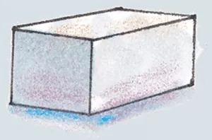 Position Aid Rectangle Gray Stay-Dry 3" X 4 3/4" X 9 1/2" 1 Each