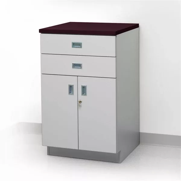 Premium Floor Cabinet - Two Drawers and One Shelf 2 Drawer, 1 Shelf ,1 Each