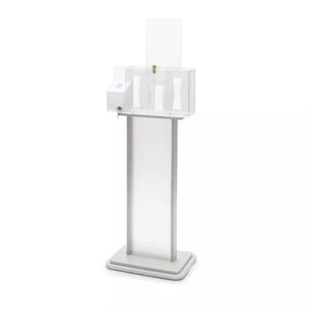 Premium Mini Isolation Station Floor System Landscape Premium Mini Isolation Station Floor System - 20.25"W x 13.5"D x 55.35"H