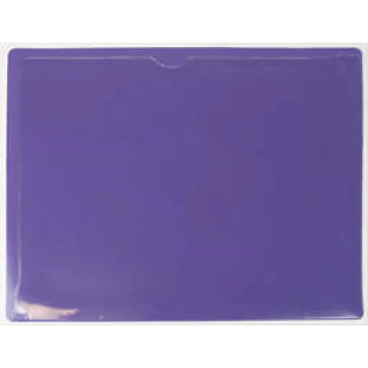 Presentation Pocket Open On 2 Sides No Expansion Purple Vinyl 9 1/4" X 11 3/4" 25 Per Pack