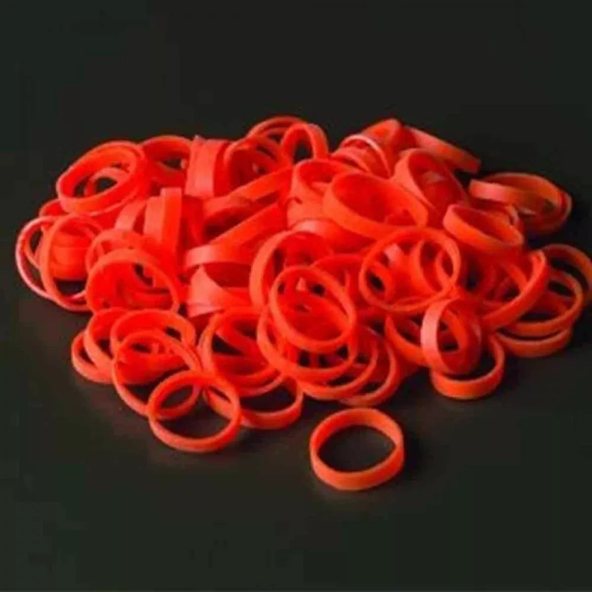 Probe Cover Non-Sterile Rubber Band Clear 5/8" - 100 Per Box