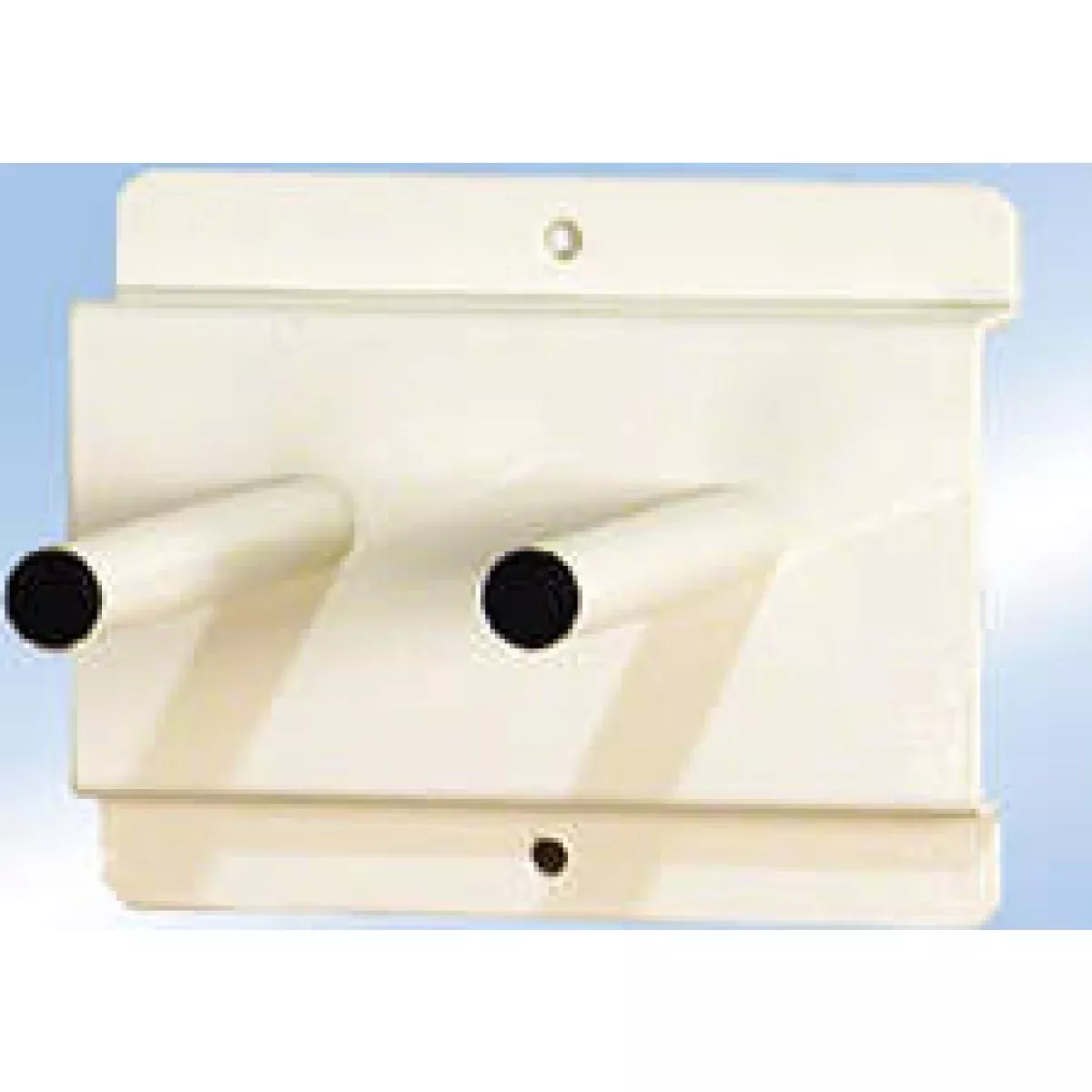 Protective Apparel Apron Rack Peg Board 2 Pegs Almond Steel - 1 Per Each