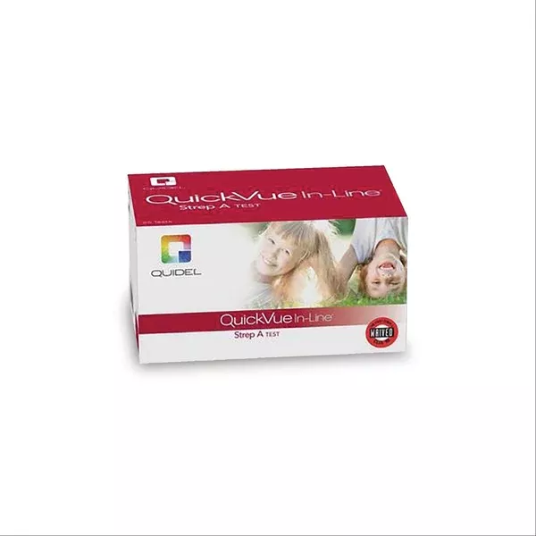 Quidel Strep A Dipstick Test QuickVue Strep A Swab Pack ,75 / pk