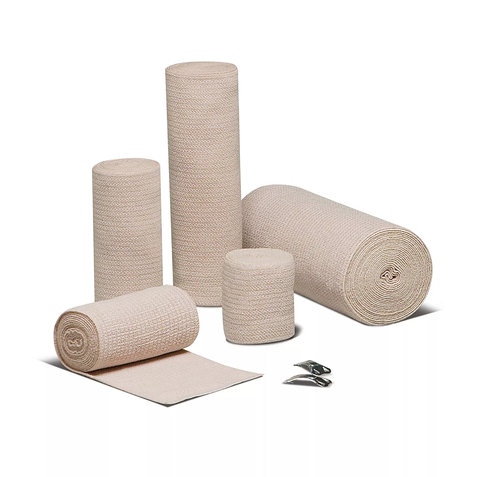 REB LF Clip Detached Closure Elastic Bandage, 4 Inch x 5 Yard