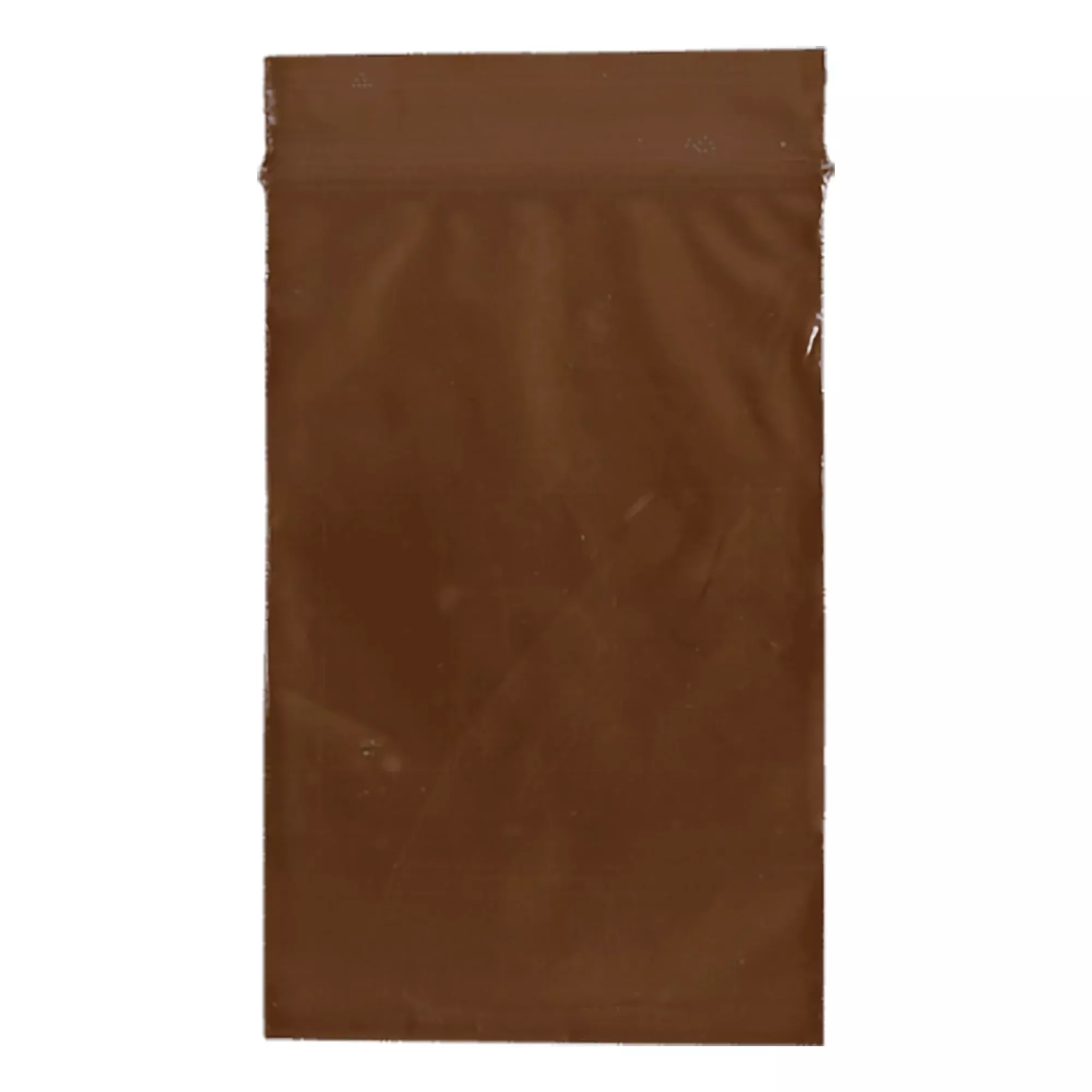 Reclosable UV Protection Bag 2-1/2 X 9 Inch Plastic Amber Zipper Closure