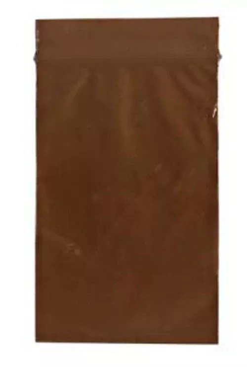 Reclosable UV Protection Bag 2 X 3 Inch Plastic Amber Zipper Closure