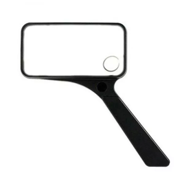 Rectangular 2x Magnifier w/ 6x Bifocal