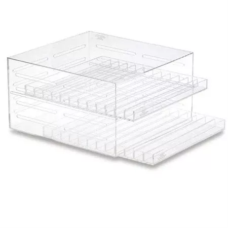 Refrigerator Vial Storage System Refrigerator Storage System - Includes two ML9861 Organizer Trays - 15"W x 15"D x 8.5"H
