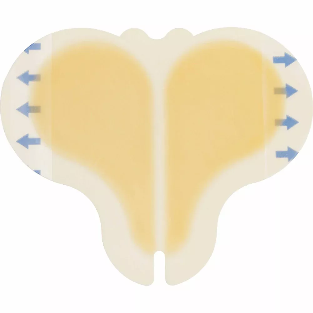 ReliaMed Hydrocolloid Dressing with Beveled Edge 6" x 7", Sacral