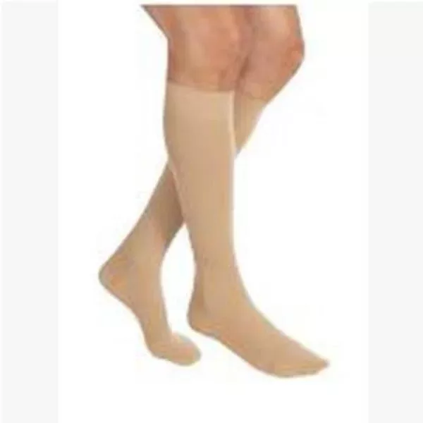 Relief Knee-High Extra-Firm Compression Stockings X-Large Full Calf, Beige