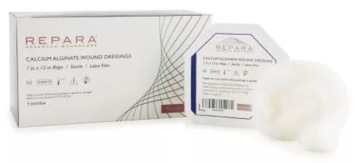 Repara Calcium Alginate Dressing, 12 Inch Rope - Sterile