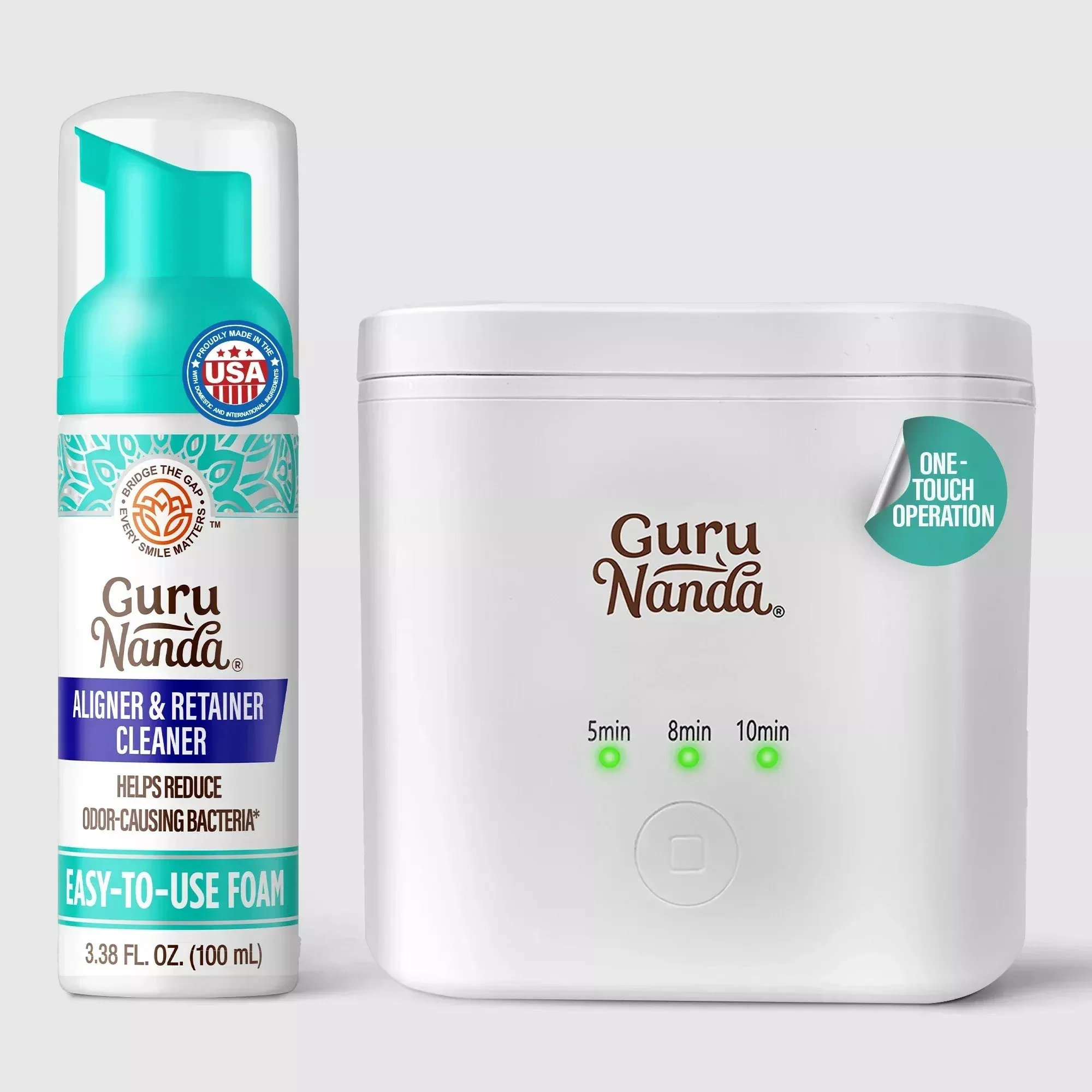 Retainer, Denture & Aligner Foam Cleaner & Cleaning Pod