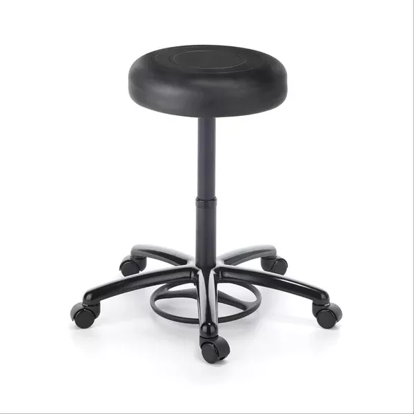 Rhino Plus Foot-Activated Bench Stool Mid-Height Fusion R+ • 16"Dia Base • 29.5"H ,1 Each