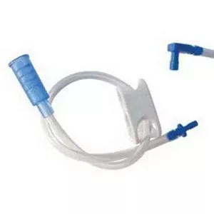 Right Angle Feeding Extension Set with Y-port 24 fr