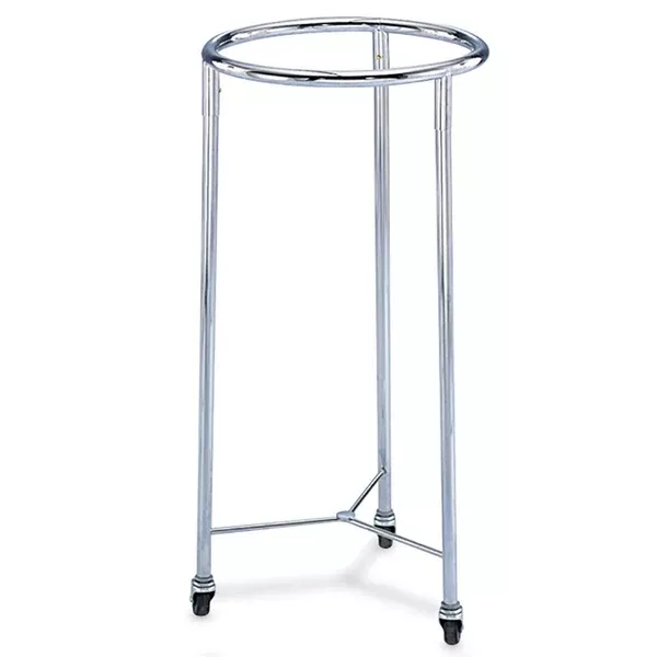 Round Chrome Hamper Round Chrome Hamper (no lid) • 18.625"W x 35"H ,1 Each