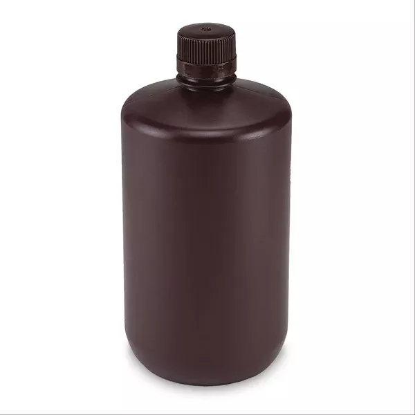 Round Narrow Mouth Amber PP Bottles 2L ,1 Each