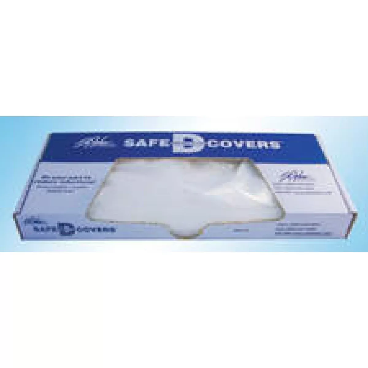 Safe-D-Covers Disposable Cassette Cover Zip Top Fits 14" X 17" 4 Mil Extra-Thick 100 Per Box