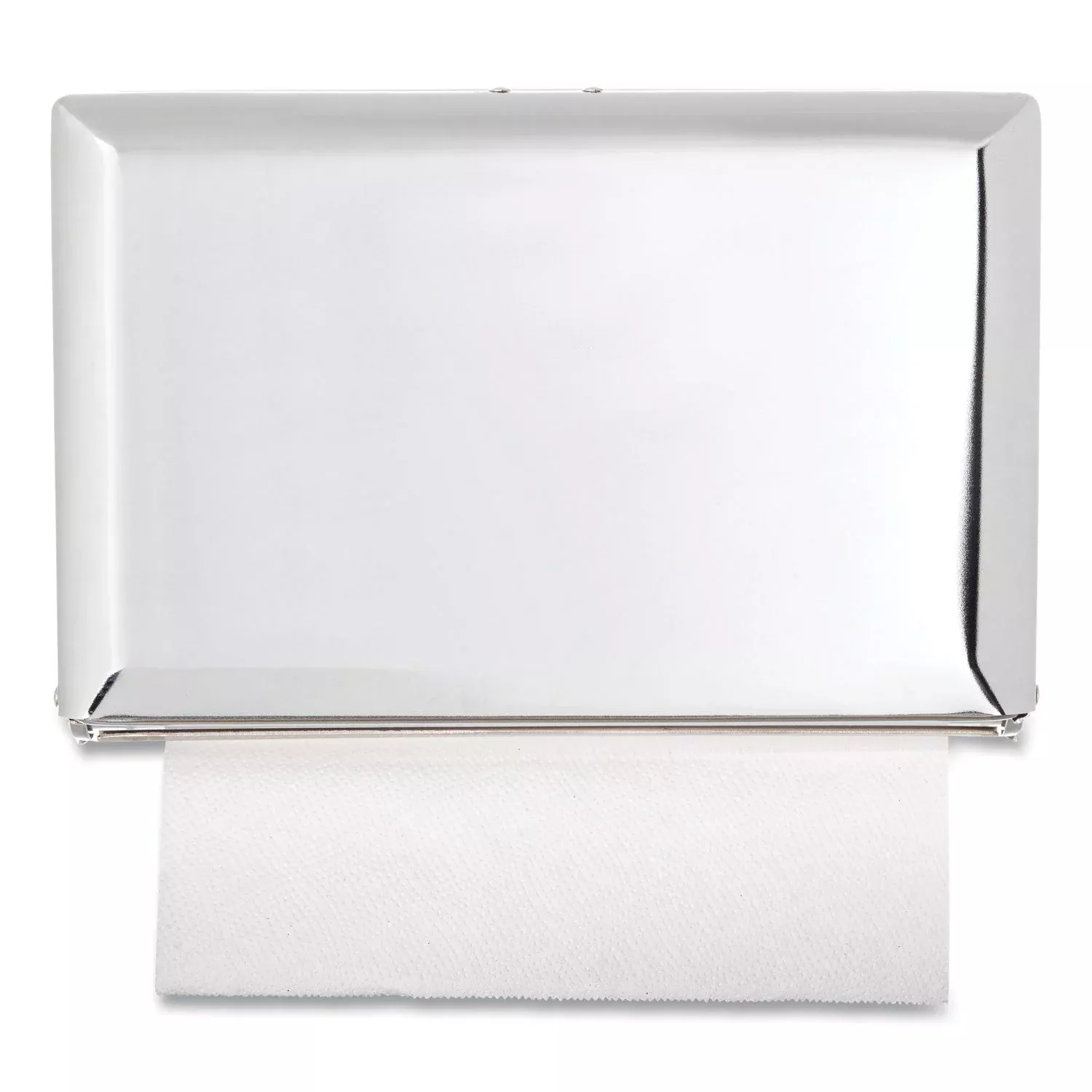 San Jamar Singlefold Paper Towel Dispenser, 10.75 x 6 x 7.5, Chrome