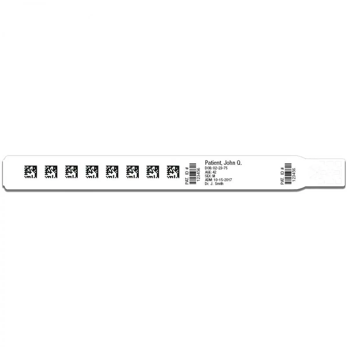 Scanband Dr Adult 1" Core, 4.5" Outer Diameter, White