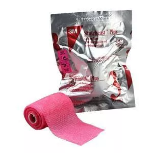Scotchcast Plus Casting Tape 4" x 4 yds., Bright Pink