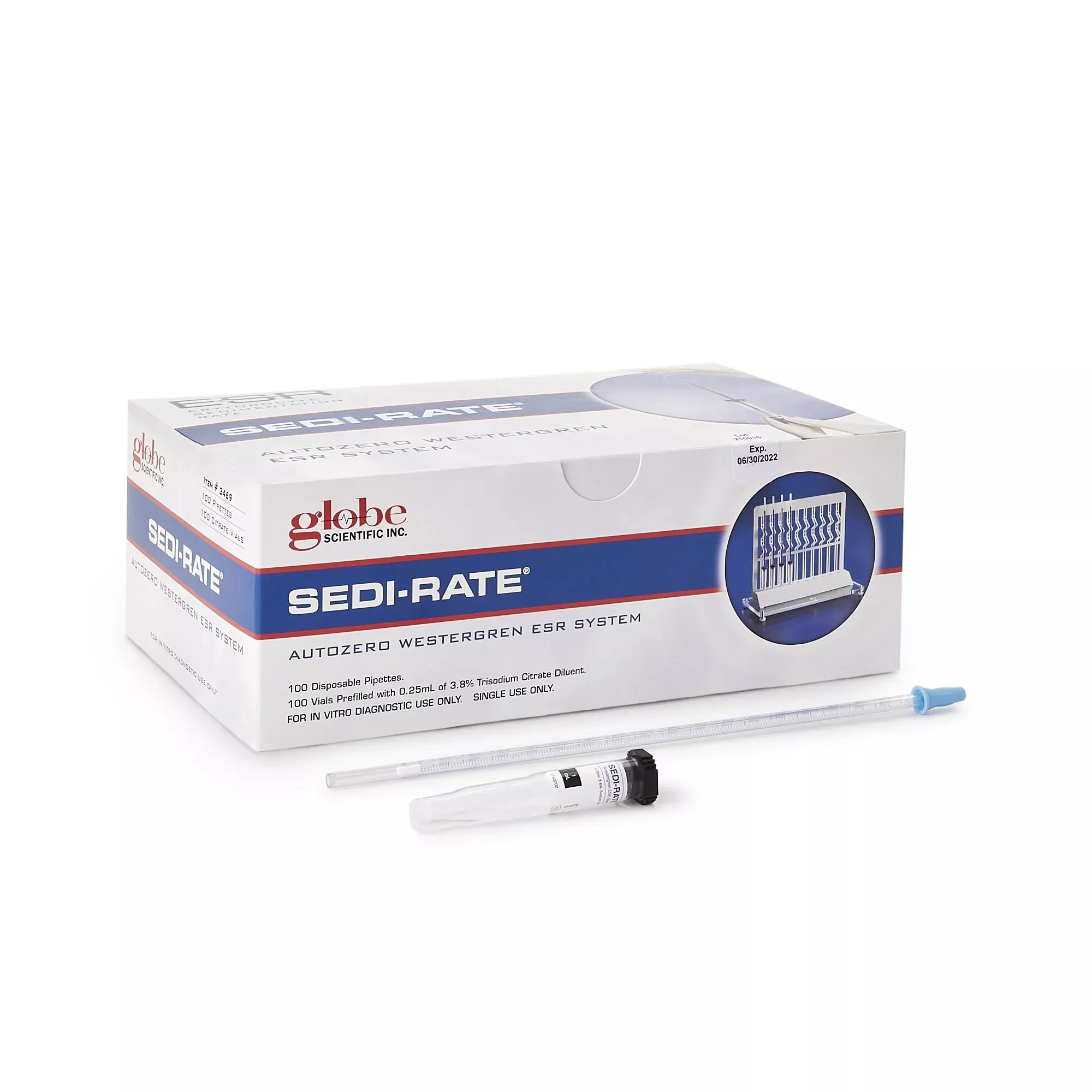 Sedi-Rate™ ESR Autozero Westergren Hematology Test Kit