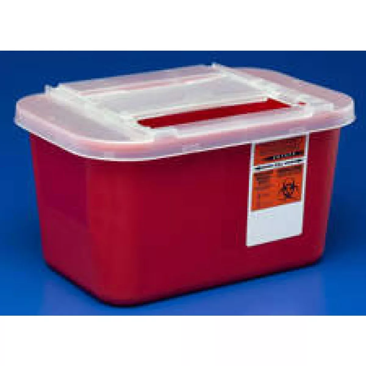 Sharps Container Horizontal Drop Red 1 Gallon 32 Per Case