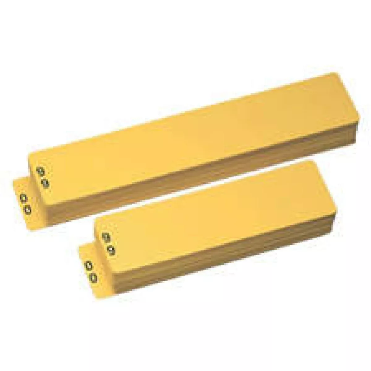 Shelf Guide Letter Size Numeric Yellow 14 1/2" X 4" 100 Per Set