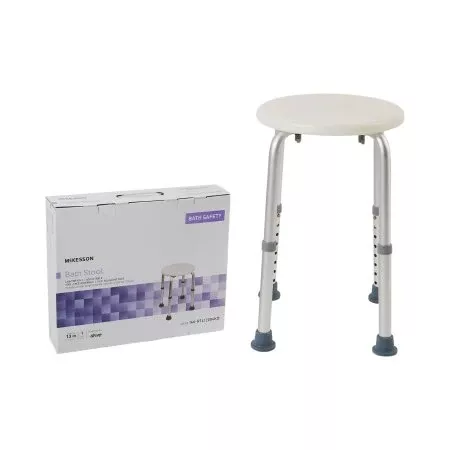 Shower Stool McKesson Without Arms Aluminum Frame Without Backrest 13 Inch Seat Width - M-1095251-1778 - Each