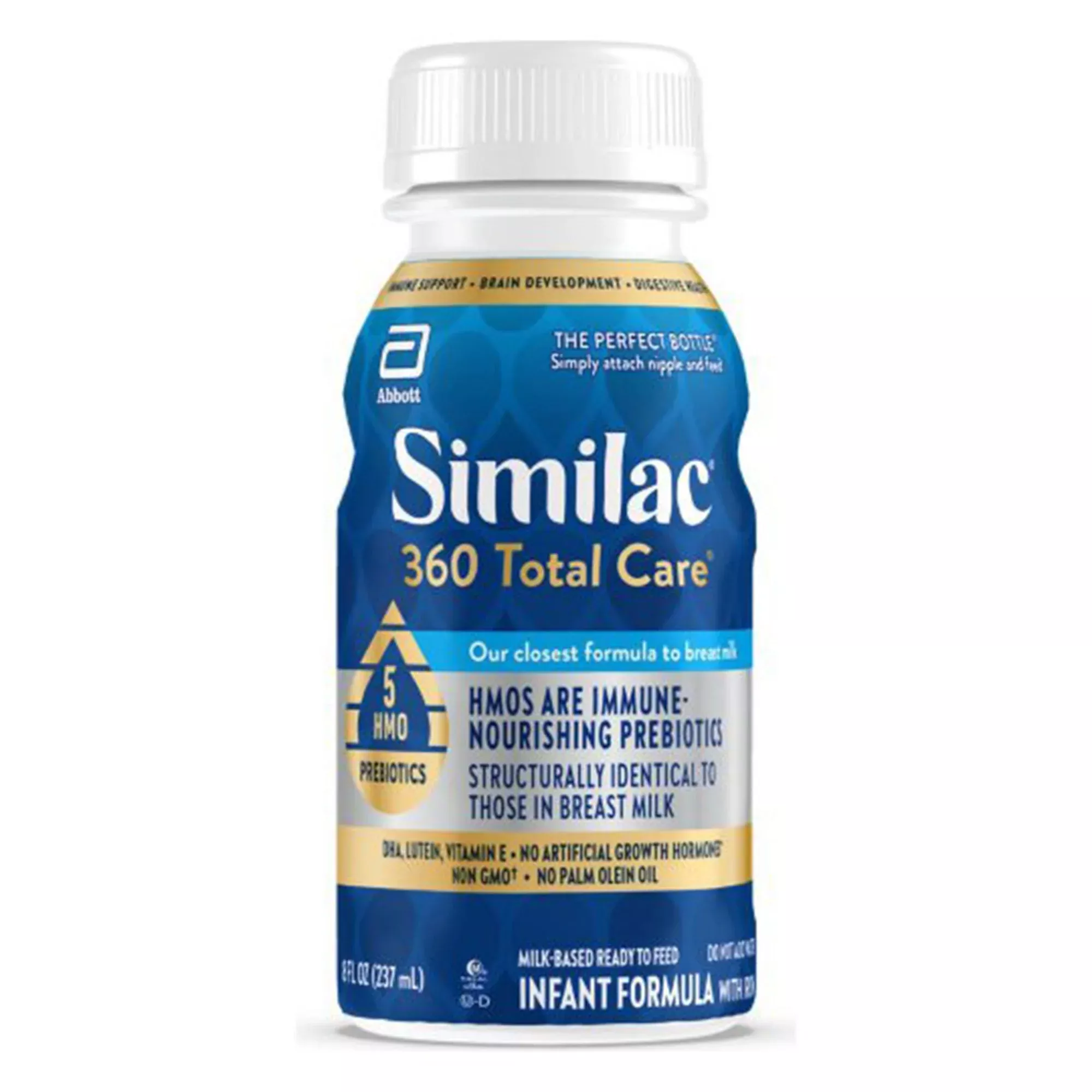 Similac 360 Total Care Unflavored 8 oz. Bottle Liquid Formula