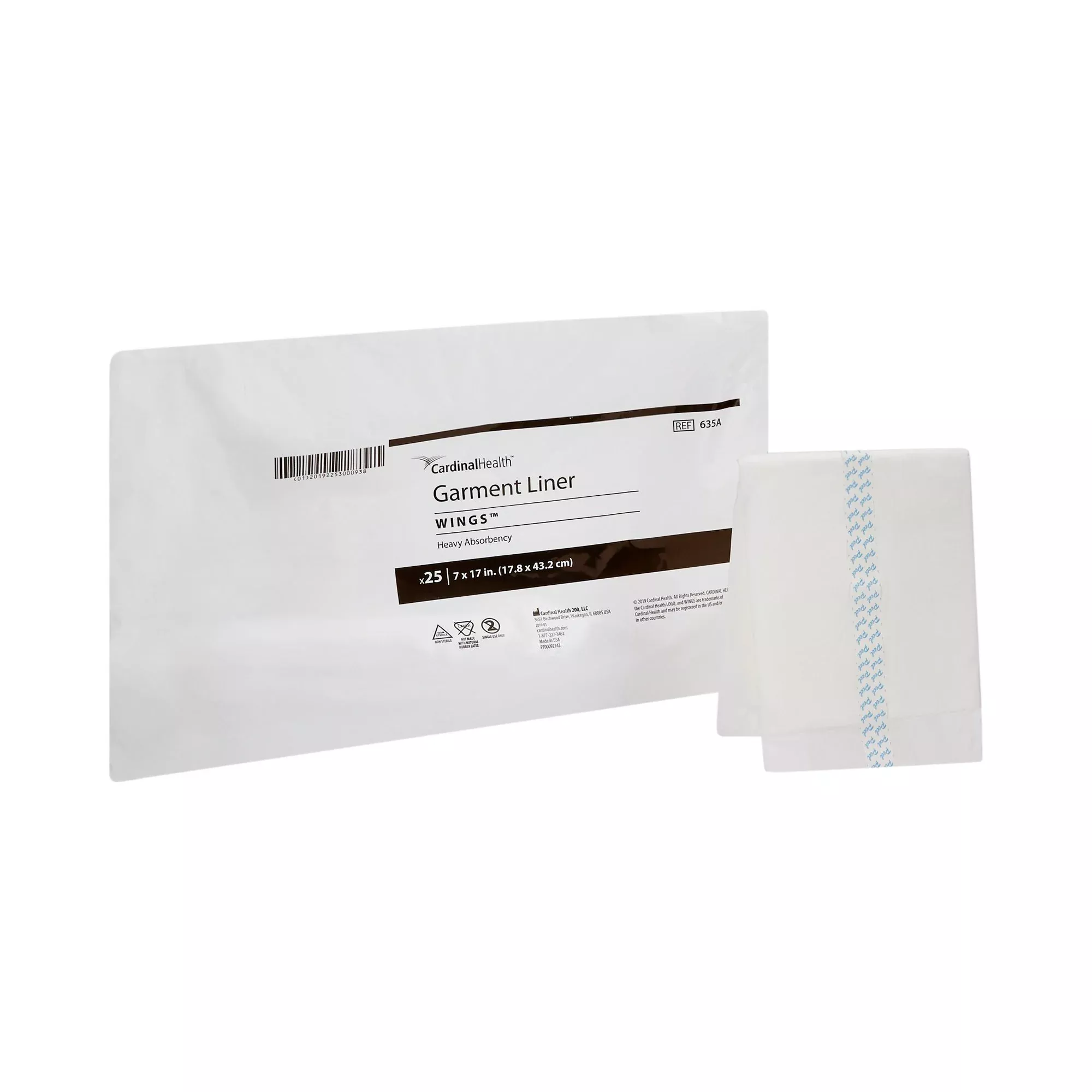 Simplicity Incontinence Liner, Polymer Core, One Size Fits Most Adults, Unisex