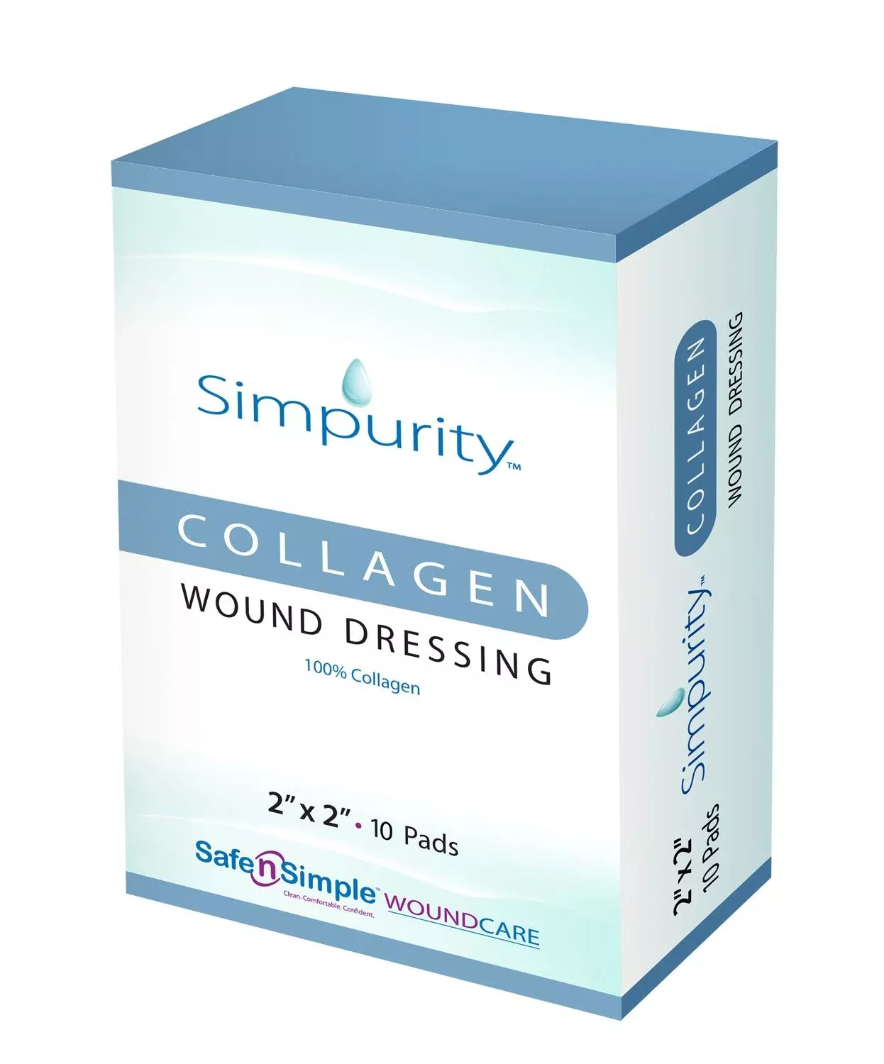 Simpurity Collagen Wound Dressing, 2 x 2 Inch