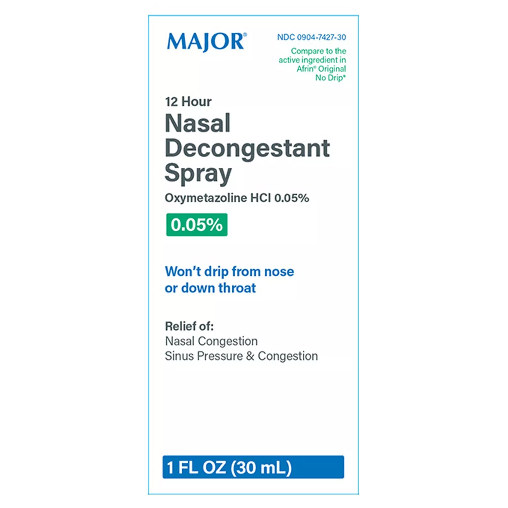 Sinus Relief 0.05% Strength Nasal Spray 30 mL