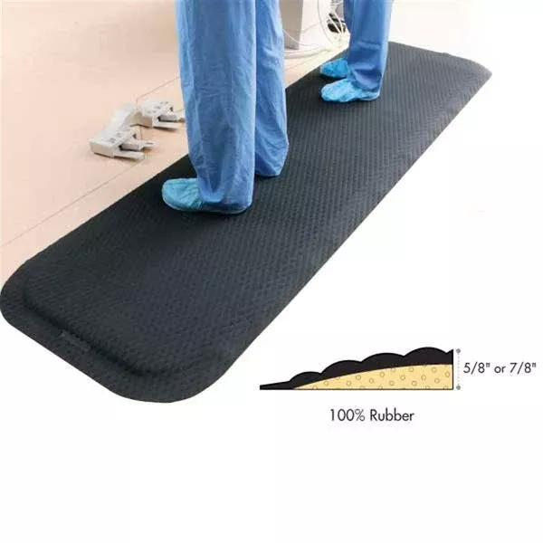 Slip-Resistant Mat 5/8" Thick • 3'W x 5'L ,1 Each