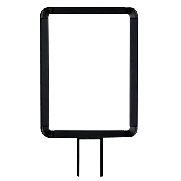 Small Black Post-Top Signage Black • 8.5" x 11" ,1 Each