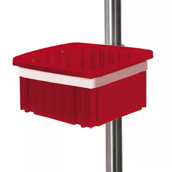 Small Utility Basket for TransCart Small Utility Basket with Bracket • Red ,1 Each