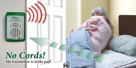 Smart Caregiver Alarm System CordLess White / Green - M-677236-3683 - Each