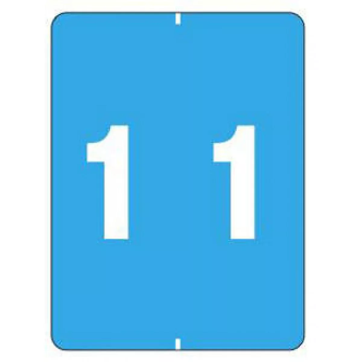Smead Compatible Dtxl Color Code Label Numeric "1" 1 1/2" X 2" Blue Permanent 500 Per Roll