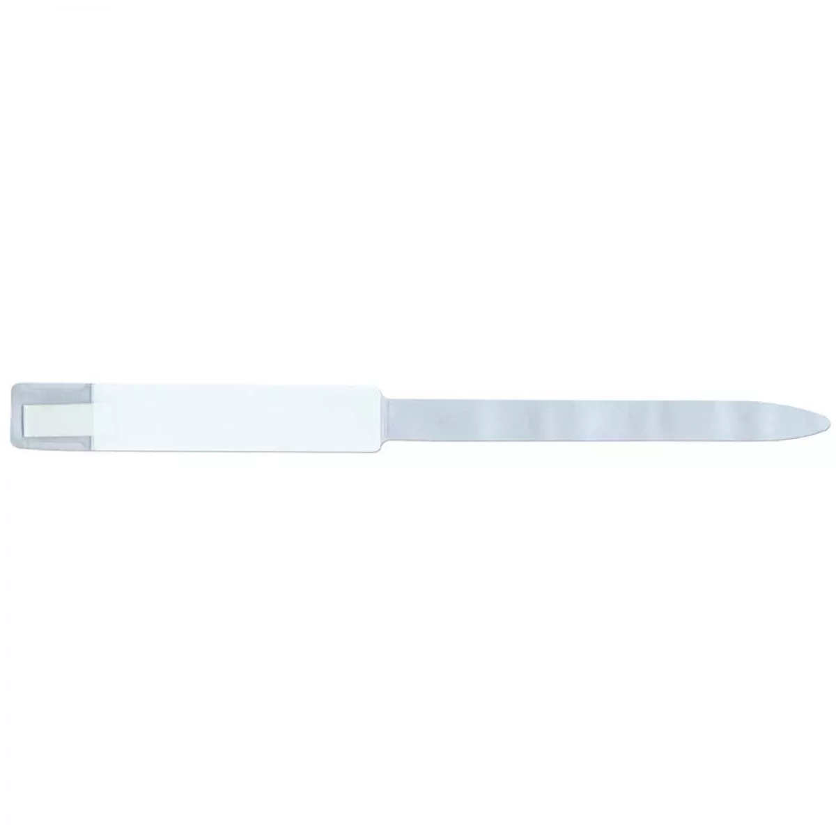 Soft-Lock Imprinter Wristband Vinyl 1"X12 1/2 Adult Clear - 250 Per Box