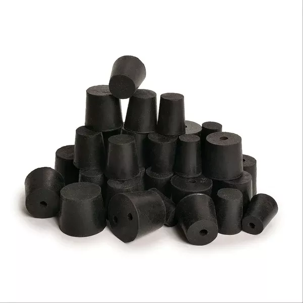 Solid Rubber Stoppers #0 ,63 / pk