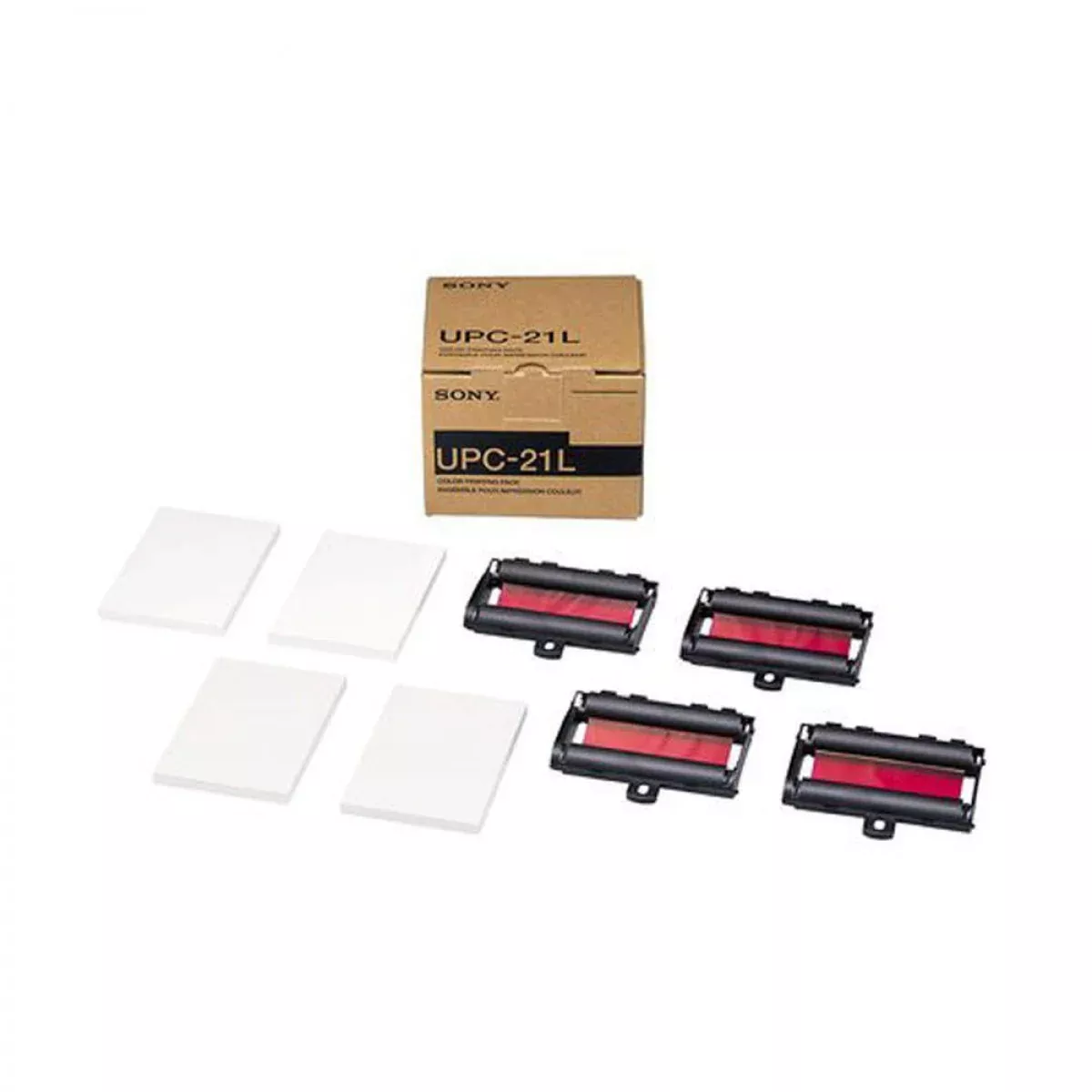 Sony Print Media Paper And Color Ink Cartridge 200 Per Box
