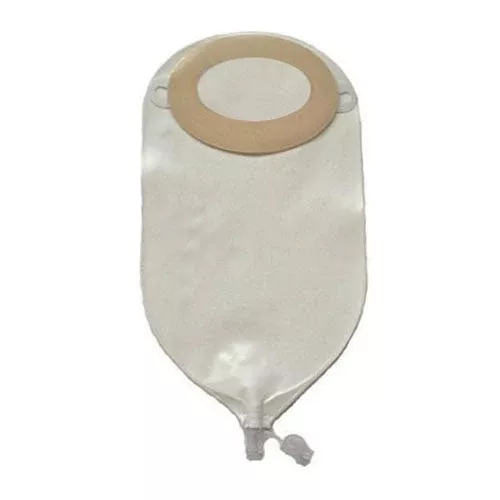 Special Nu-Flex Oval Adult Drainable Pouch Precut 2-1/4" x 2-1/2" Roll-Up, Flat, Opaque