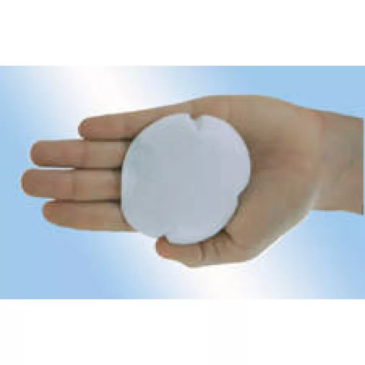 Spee-D-Cool Cold Pack Reusable|With Adhesive Strips White Brushed Fabric 3" Circle 48 Per Box