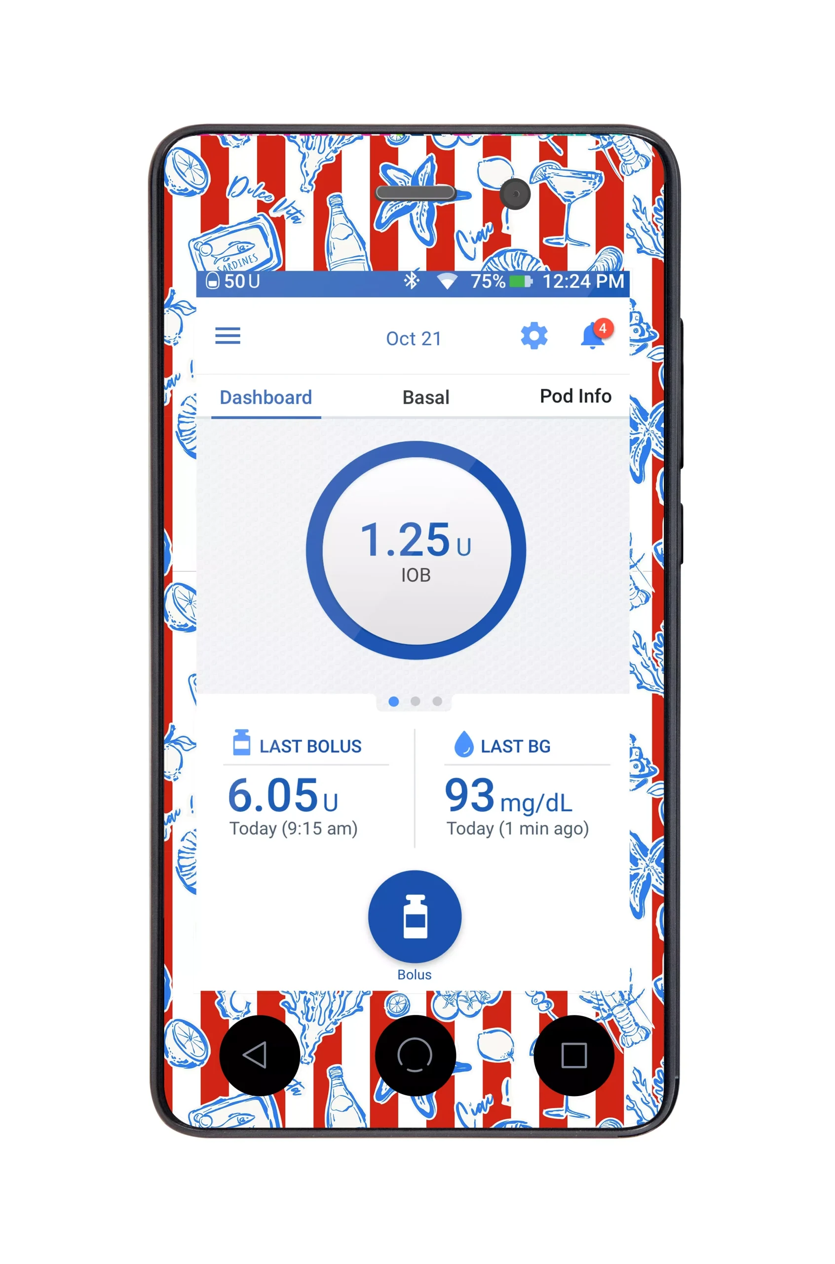 Spritz Parade Sticker for Omnipod DASH PDM – Pump Peelz